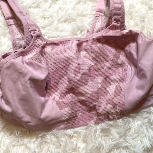 2 BRAS Glamorise 40F Sport 42F WireFree Custom MagicLift Moist Control 1064 1166 - Picture 11 of 13